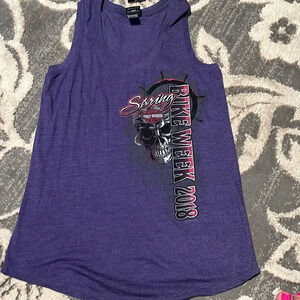 Harley Davidson v neck tank top. Myrtle beach bike week. New. Size small